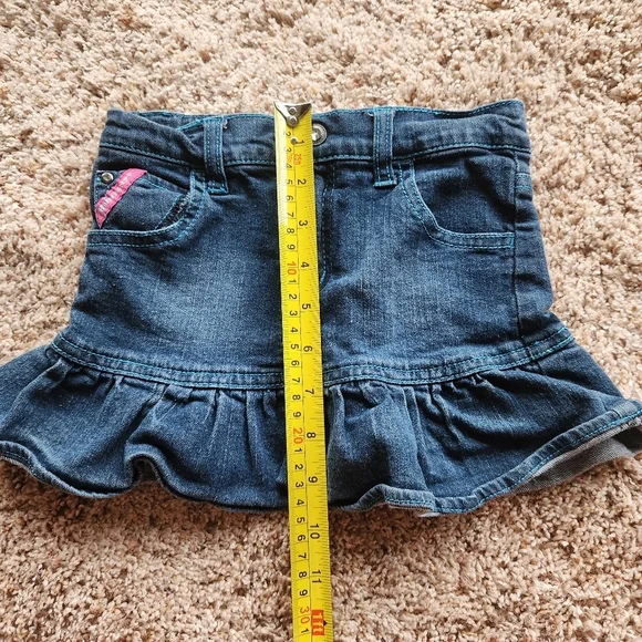 Hello Kitty Denim Ruffle Skirt - Picture 6 of 8